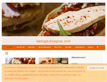 Tablet Screenshot of leblogdufoiegras.com